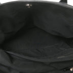 Calfskin Cerf Executive Shopper Tote Black