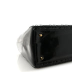 Patent Cannage Medium Lady Dior Black