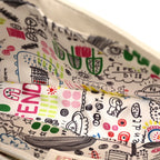 Nappa Logo Embossed Baguette White