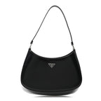 Spazzolato Cleo Shoulder Bag Black