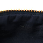 Fabric Crochet Pouch Blue White