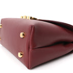 Supple Grained Calfskin Teen Nino Light Burgundy