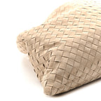 Suede Intrecciato Large Hop Mastice