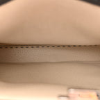 Cuoio Romano Selleria Bi-Color Medium Peekaboo Iconic Satchel Asphalt Milk