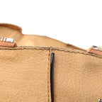 Calfskin Medium Paddington Satchel Taupe