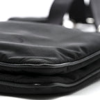 Re-Nylon Saffiano Re-Edition 2000 Double Zip Crossbody Bag Black