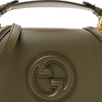 Roxy Calfskin Medium Blondie Top Handle Bag Forest Green