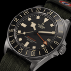Pelagos FXD GMT Titanium 42mm - Black on Fabric Strap