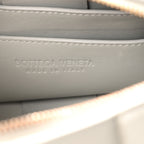 Lambskin Maxi Intrecciato Small Brick Cassette Bag Agate Grey