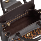Mini Windsor Handbag - Leopard Haircalf