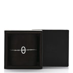 18K White Gold Diamond Chaine d'Ancre Contour Bracelet SH