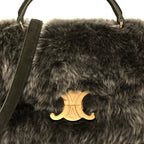 Shearling Suede Calfskin Teen Nino Golden Khaki