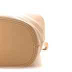 Grained Calfskin Bindle Three Bag Beige