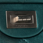 Metallic Calfskin Quilted 2.55 Reissue Flap 227 Turquoise