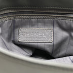 Lambskin Studded CC East West Flap Grey