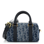 Denim Oblique Nano Groove 17 Bag Blue