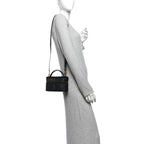 Pony Hair Mini Gaby Vanity Case Black