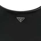 Spazzolato Cleo Shoulder Bag Black