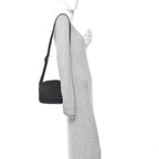 Nappa Intrecciato Small Classic Camera Bag Black