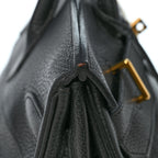 Taurillon Clemence JPG Birkin 42 Black