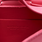 Lambskin Maxi Intrecciato Extra Mini Cassette Crossbody Bag Cranberry
