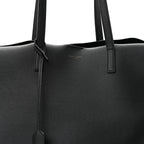 Calfskin Large Shopping Tote Black