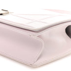 Calfskin Medium Diorama Flap Bag Off White