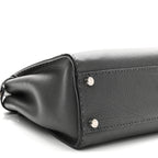 Cuoio Romano Selleria Bi-Color Medium Peekaboo Iconic Satchel Asphalt Milk