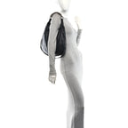 Buffalo Horn Small Mombasa Hobo Black