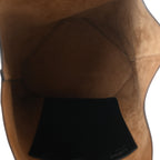 Soft Grained Calfskin Large Pebble Bucket Bag Black