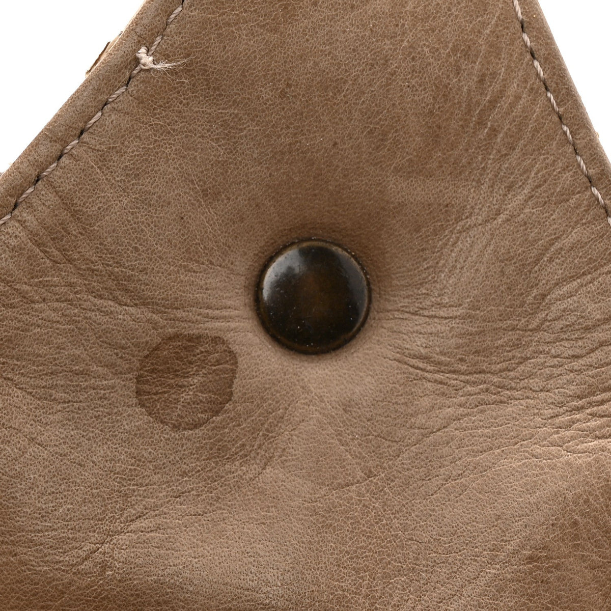 Snakeskin Calfskin Silverado Shoulder Bag Beige