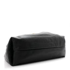 Grained Calfskin Softbit Maxi Shoulder Bag Black