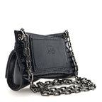 Patent Vog Small Loubitwist Clutch Black