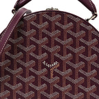 Goyardine Alto Hatbox Burgundy
