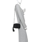 Grain De Poudre Matelasse Monochrome Monogram Mini Lou Camera Bag Black
