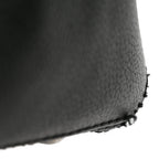 Calfskin Cerf Executive Shopper Tote Black