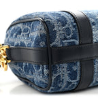 Denim Oblique Nano Groove 17 Bag Blue