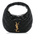 Lambskin Quilted Icarino Bag Black