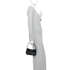Smooth Calfskin Le 5 A 7 Mini Hobo Black