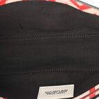 X MARC JACOBS Vitello Seta Logo Print Baguette Glow Coral White