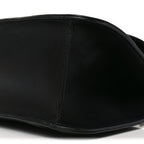 Vitello Large Glam Lock Rockstud Flap Black