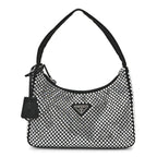 Satin Crystal Mini Re-Edition 2000 Bag Cristal