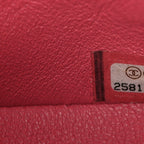 Caviar Quilted Medium Double Flap Pink