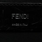 Vitello Century Bi-Color FF 1974 Embossed Belt Bag Maya Black
