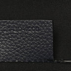 X SHAWN STUSSY Grained Calfskin Ox Head Crossbody Backpack Navy Blue