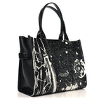 X FUTURA Grained Calfskin Large The Tote Bag Black