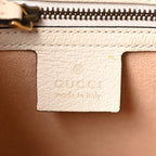 GG Supreme Monogram Small Queen Margaret Top Handle Bag White