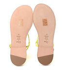 Calfskin C'est Dior Sandals 37 Yellow