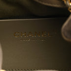 Pony Hair Mini Chanel 25 Handbag Dark Khaki