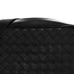 Nappa Intrecciato Small Classic Camera Bag Black